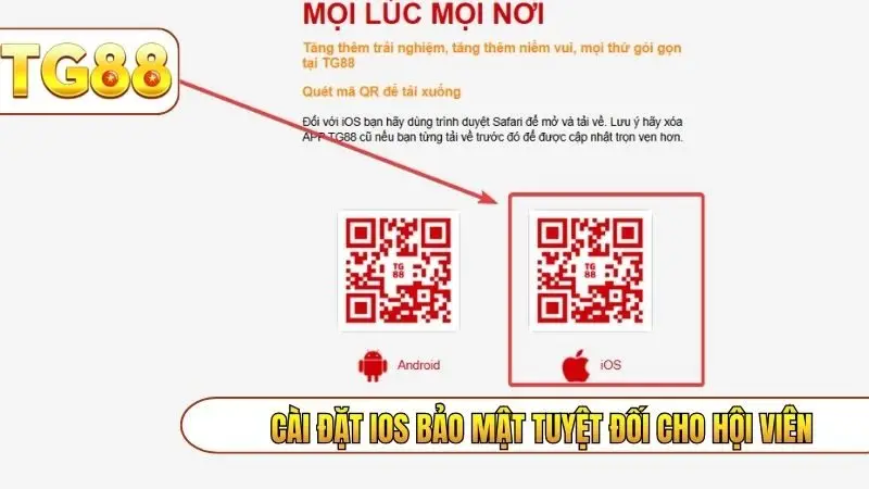 Cài đặt iOS bảo mật tuyệt đối cho hội viên