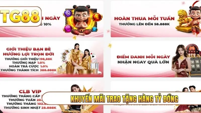 Khuyến mãi trao tặng hàng tỷ đồng