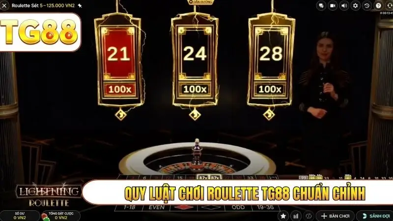 Quy luật chơi Roulette TG88 chuẩn chỉnh