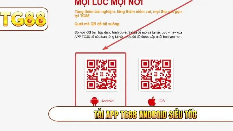 Tải app TG88 Android siêu tốc